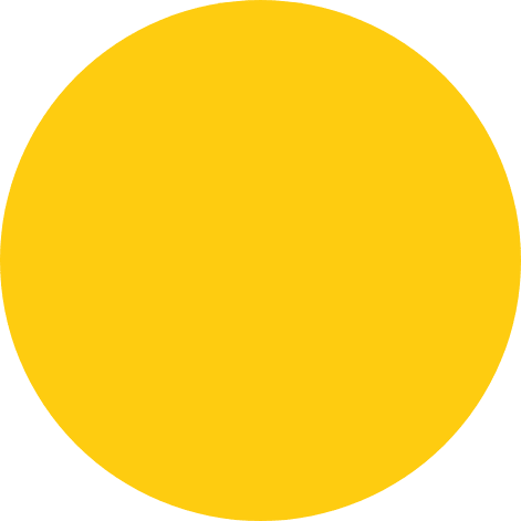 yellow round shape