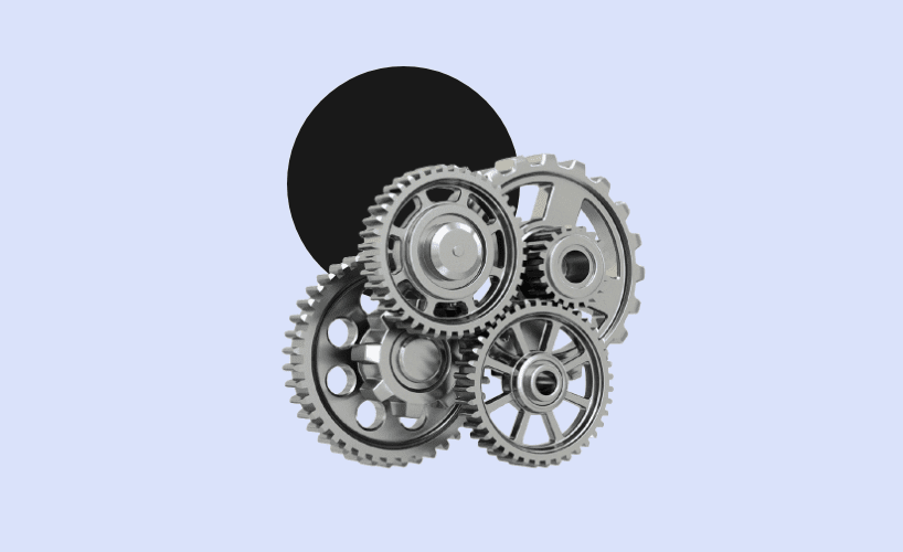 A group of cogs and gears
