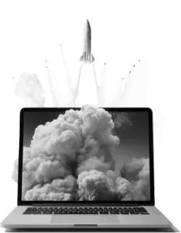 Another rocket blasting off showing Sydney Digital Marketing Agency can boost your sales