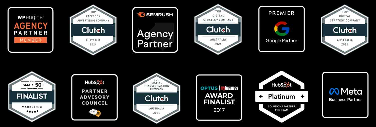 Sydney Digital Marketing Agency Awards On Display